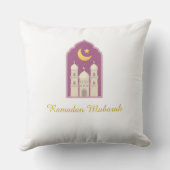 Mosque & Crescent Moon Pillow  クッション (裏面)