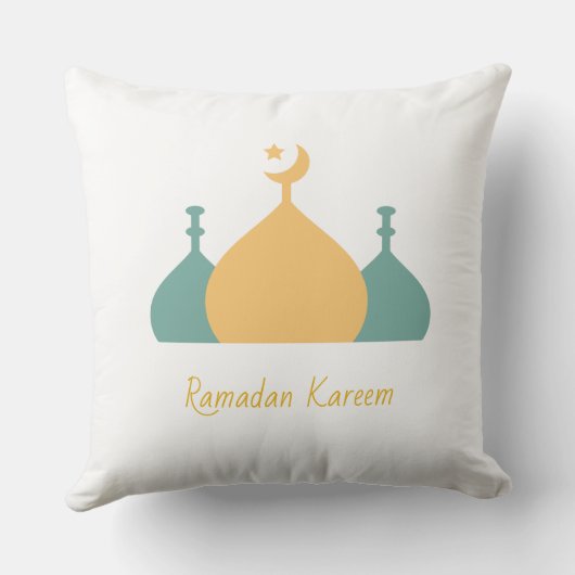 Mosque Domes Pillow クッション (裏面)