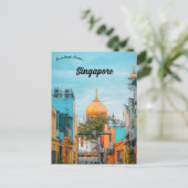 Mosque in Arab Street Singapore ポストカード (スタンド正面)
