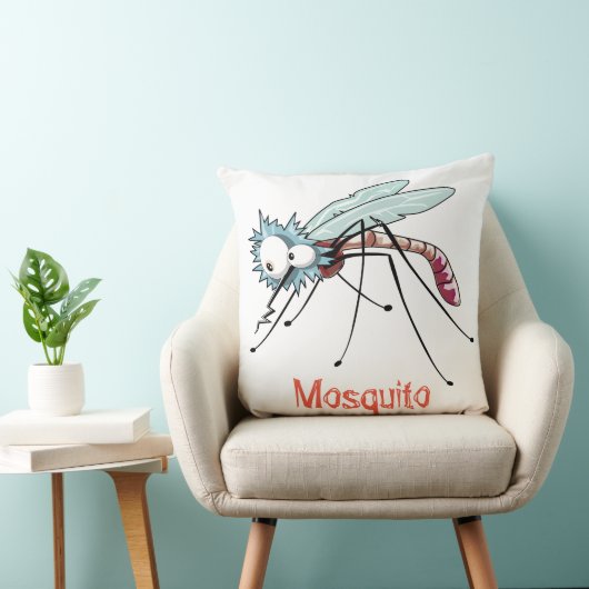Mosquito cartoon クッション (椅子)