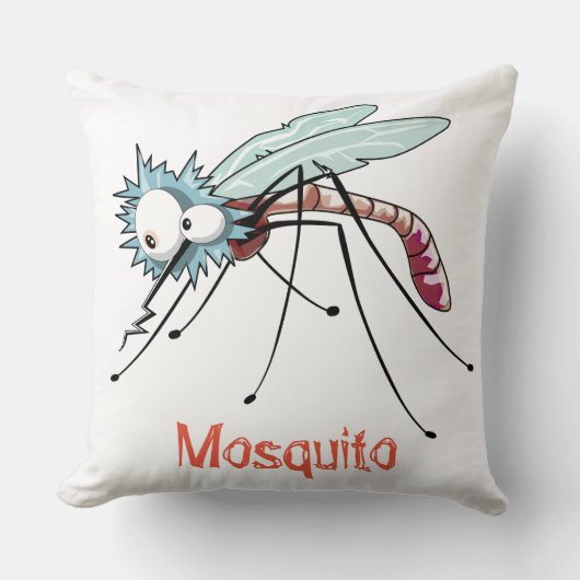 Mosquito cartoon クッション (正面)