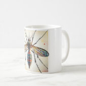 Mosquito dorsal view painting 030624IREF117 - Wate コーヒーマグカップ (正面右)
