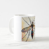 Mosquito dorsal view painting 030624IREF117 - Wate コーヒーマグカップ (正面左)