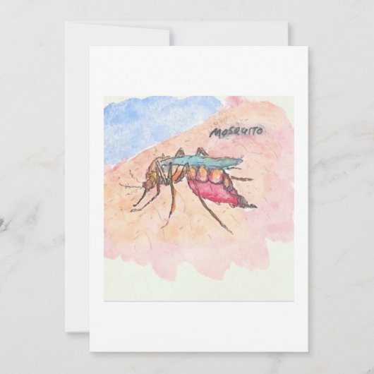 Mosquito Greeting Card 招待状 (正面)