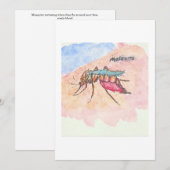 Mosquito Greeting Card 招待状 (正面/裏面)