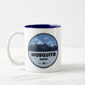 Mosquito Range Colorado Camping ツートーンマグカップ (左)