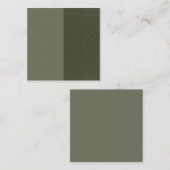 Mossモダン Green参照カード(スプリットデザイン) 紹介カード (正面/裏面)
