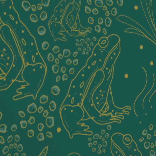 Moss and Mantle Fables in Gold Wallpaper 壁紙 (縫い目)