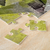 Moss covered Temple Ta Prohm Cambodia ジグソーパズル (側面)