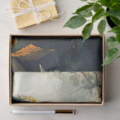 Moss-Covered Tombstone with Spider Decoupage 薄葉紙 (ギフト)