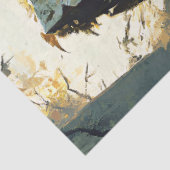 Moss-Covered Tombstone with Spider Decoupage 薄葉紙 (詳細)