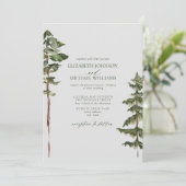 Moss & Fern | パシフィック・ノースウェストの森の結婚式 招待状 (スタンド正面)