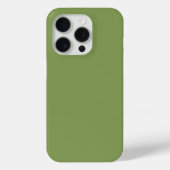 Moss Green背景色カスタマイズ Case-Mate iPhoneケース (裏面)