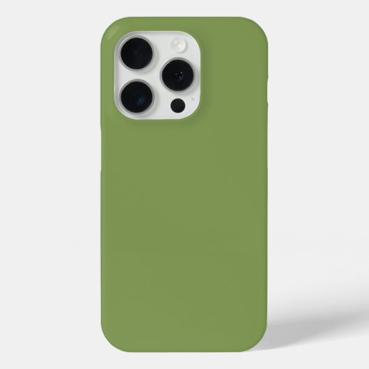 Moss Green背景色カスタマイズ Case-Mate iPhoneケース (裏面)