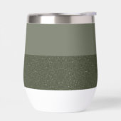 Moss Green モダン Two-Tone Tumbler – カスタマイズ (左面)
