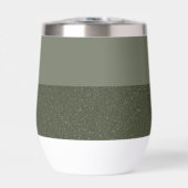 Moss Green モダン Two-Tone Tumbler – カスタマイズ (正面)