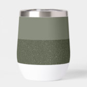 Moss Green モダン Two-Tone Tumbler – カスタマイズ (背面)