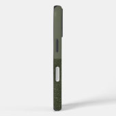 Moss Green 2トーンiPhone 16ケース – カスタマイズ可能 Case-Mate iPhoneケース (裏面 / 右)