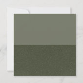 Moss Green Block Speckle Flat Note Card (カスタム) ノートカード (正面)