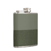 Moss Green Colorblockモダンフラスコ – カスタマイズ可能 フラスク (右)