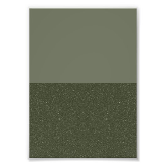 Moss Green Dual-Tone写真の拡大 – カスタマイズ フォトプリント (正面)
