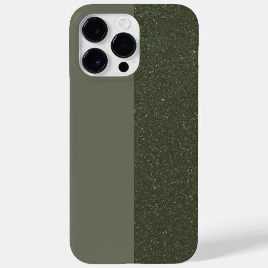 Moss Green DuoテクスチャiPhone 14 Pro Maxケース Case-Mate iPhoneケース (裏面)