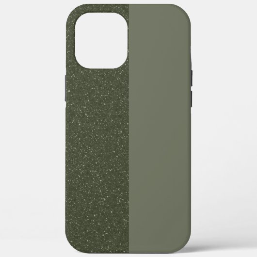 Moss Green Duo – テクスチャiPhone 12 Pro Maxケース Case-Mate iPhoneケース (裏面)