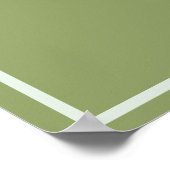 Moss Green Estate Wedding Welcome Sign ポスター (角)