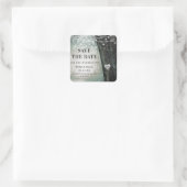Moss Green Evermore Enchantited Forest Save The Da スクエアシール (バッグ)