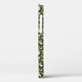 Moss Green Glamorous Leopard Spots Animal Print Case-Mate iPhoneケース (裏面 / 左)