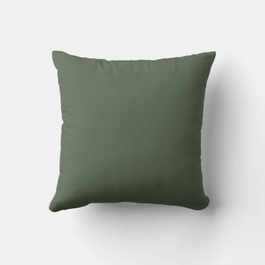 Moss Green Noël Christmas Harmony Pillow クッション (裏面)