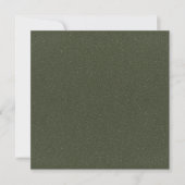 Moss Green Noiseテクスチャフラットカード – カスタマイズ可能 (正面)