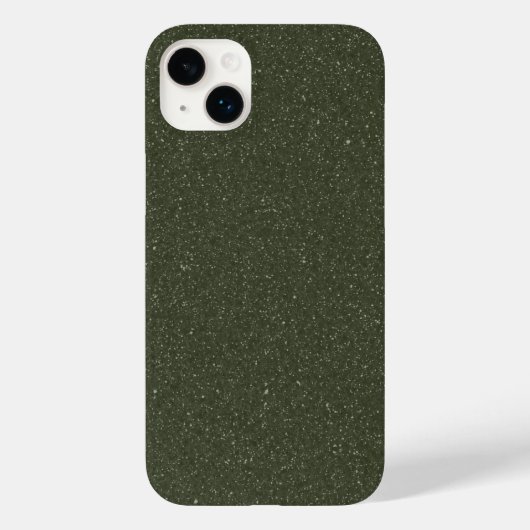 Moss Green Noise iPhone 14プラスケース – カスタマイズ Case-Mate iPhoneケース (裏面)