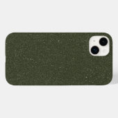 Moss Green Noise iPhone 14プラスケース – カスタマイズ Case-Mate iPhoneケース (裏面 (横))