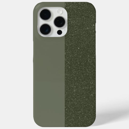 Moss Green Noise iPhone 15 Pro Max Case (カスタム) Case-Mate iPhoneケース (裏面)