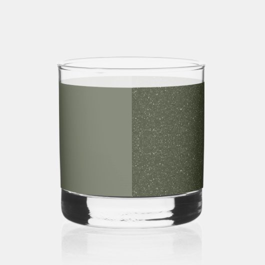 Moss Green Right-Split Shot Glass – カスタマイズ可能 ウイスキーグラス (左)