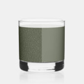 Moss Green Right-Split Shot Glass – カスタマイズ可能 ウイスキーグラス (右)
