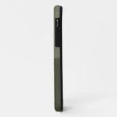 Moss Green SplitテクスチャiPhone 11ケース – カスタム Case-Mate iPhoneケース (裏面/左)