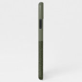 Moss Green SplitテクスチャiPhone 11 Pro Maxケース iPhoneケース (右側)