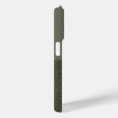 Moss Green SplitテクスチャiPhone 15 Proケースカスタム Case-Mate iPhoneケース (裏面 / 右)