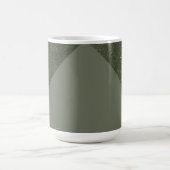 Moss Green Splitモダンテクスチャマグ コーヒーマグカップ (中央)