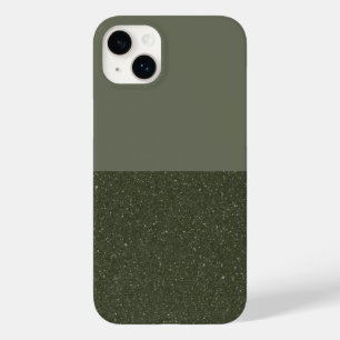 Moss Green Split iPhone 14プラスケース – カスタマイズ Case-Mate iPhone 14 Plusケース
