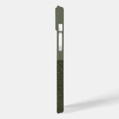 Moss Green Split iPhone 14プラスケース – カスタマイズ Case-Mate iPhoneケース (裏面 / 左)