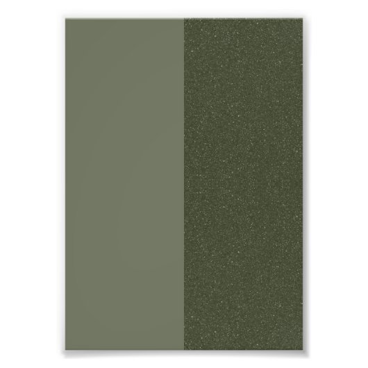 Moss Green Split-Toneフォトプリント – カスタマイズ可能 フォトプリント (正面)