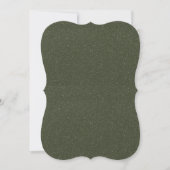 Moss Green Texture Bracketフラットノートカード ノートカード (正面)