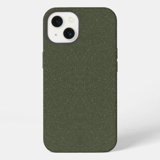 Moss Green Texture iPhone 13ケース – カスタマイズ可能 iPhoneケース (裏面)