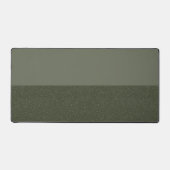 Moss Green Two-Tone Desk Mat – カスタマイズ デスクマット (正面)