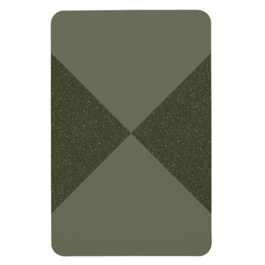 Moss Green X-Patternマグネットカスタム – カスタマイズ可能 マグネット (縦)
