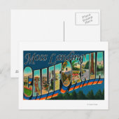 Moss Landing, California - Large Letter Scenes ポストカード (正面/裏面)