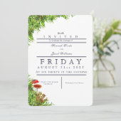  moss & mushroomの魔法の森の結婚式招待状 招待状 (スタンド正面)